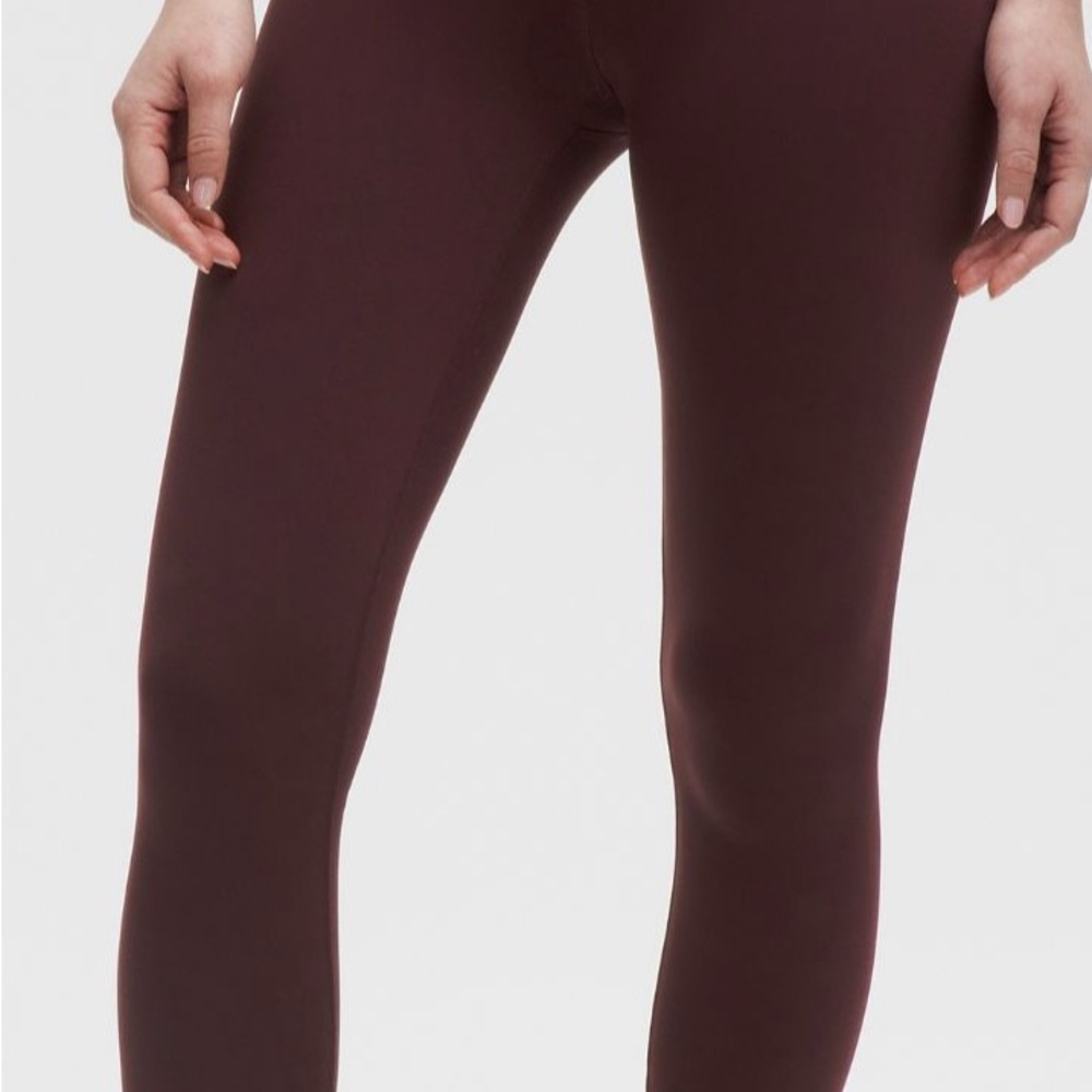 Lululemon Athletica Deep Maroon Leggings